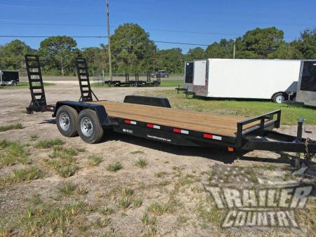 New 2026 NEW 7' x 20' (18' + 2') Heavy Duty Bumper Pull Equipment Hauler Trailer