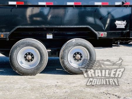 New 2026 NEW 7' x 16' Iron Bull 3 Stage Telescopic Hydraulic Hoist GN Dump Trlr w/ 36" High Sides