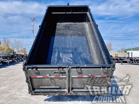 New 2026 NEW 7' x 16' Iron Bull 3 Stage Telescopic Hydraulic Hoist GN Dump Trlr w/ 36" High Sides