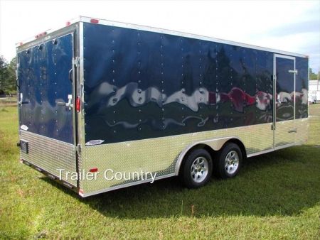 New 2026 New HEAVY DUTY Model 8.5 x 24 Tandem Axle, Enclosed Carhauler Trailer. (10,400 LB GVWR)