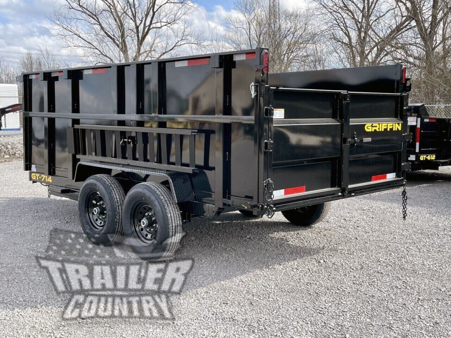 New NEW 7x14x48 Dual Cylinder Hydraulic Dump Trailer w/Spreader Gate