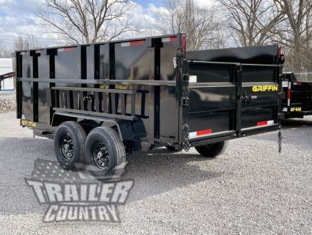 New NEW 7x14x48 Dual Cylinder Hydraulic Dump Trailer w/Spreader Gate