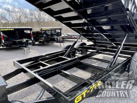 New NEW 7x14x48 Dual Cylinder Hydraulic Dump Trailer w/Spreader Gate