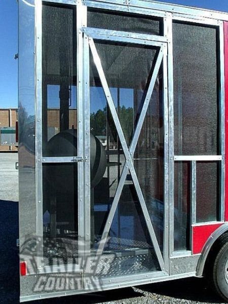 New 2026 8.5X20 V NOSE ENCLOSED CARGO CONCESSION VENDING TRAILER W/ PORCH