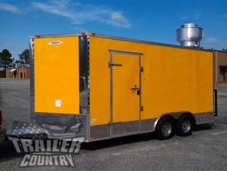 New 2026 New 8.5x16FT Enclosed Mobile Kitchen Trailer Loaded w/Options