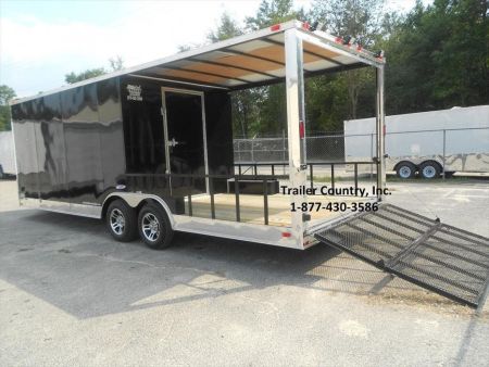 New 2026 Brand New Model 8.5x24 Tandem Axle, Custom Enclosed Hybrid Utility-Cargo Trailer