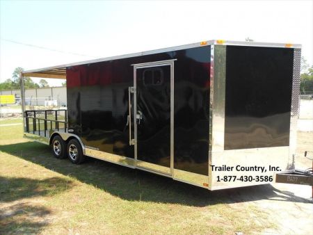 New 2026 Brand New Model 8.5x24 Tandem Axle, Custom Enclosed Hybrid Utility-Cargo Trailer
