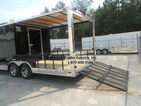 New 2026 Brand New Model 8.5x24 Tandem Axle, Custom Enclosed Hybrid Utility-Cargo Trailer