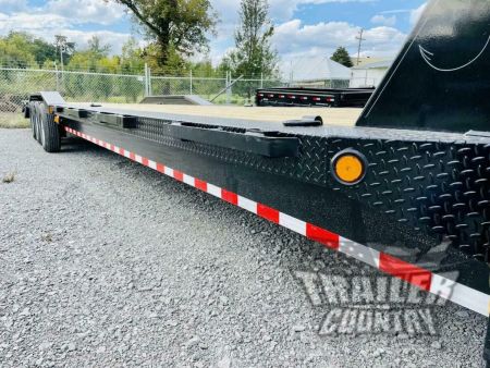 New 2026 New 8.5' x 44' Heavy Duty 21K Heavy Equipment Hauler Hot Shot Trailer w/ Gooseneck Coupler & Ramps