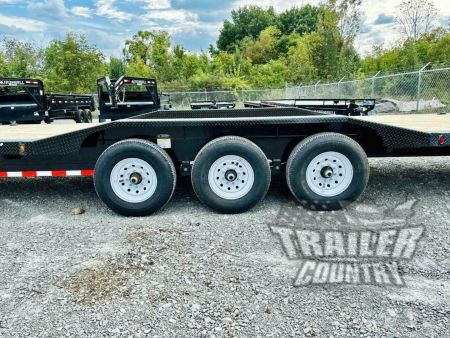 New 2026 New 8.5' x 44' Heavy Duty 21K Heavy Equipment Hauler Hot Shot Trailer w/ Gooseneck Coupler & Ramps