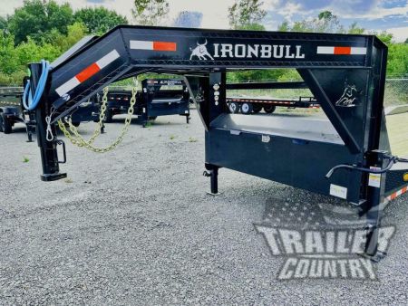 New 2026 New 8.5' x 44' Heavy Duty 21K Heavy Equipment Hauler Hot Shot Trailer w/ Gooseneck Coupler & Ramps
