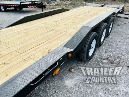 New 2026 New 8.5' x 44' Heavy Duty 21K Heavy Equipment Hauler Hot Shot Trailer w/ Gooseneck Coupler & Ramps