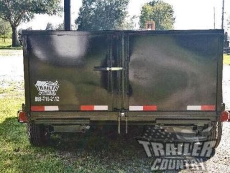 New NEW Model 7'x16' Tandem Axle, Hydraulic Dump Trailer w/ 36" High Sides