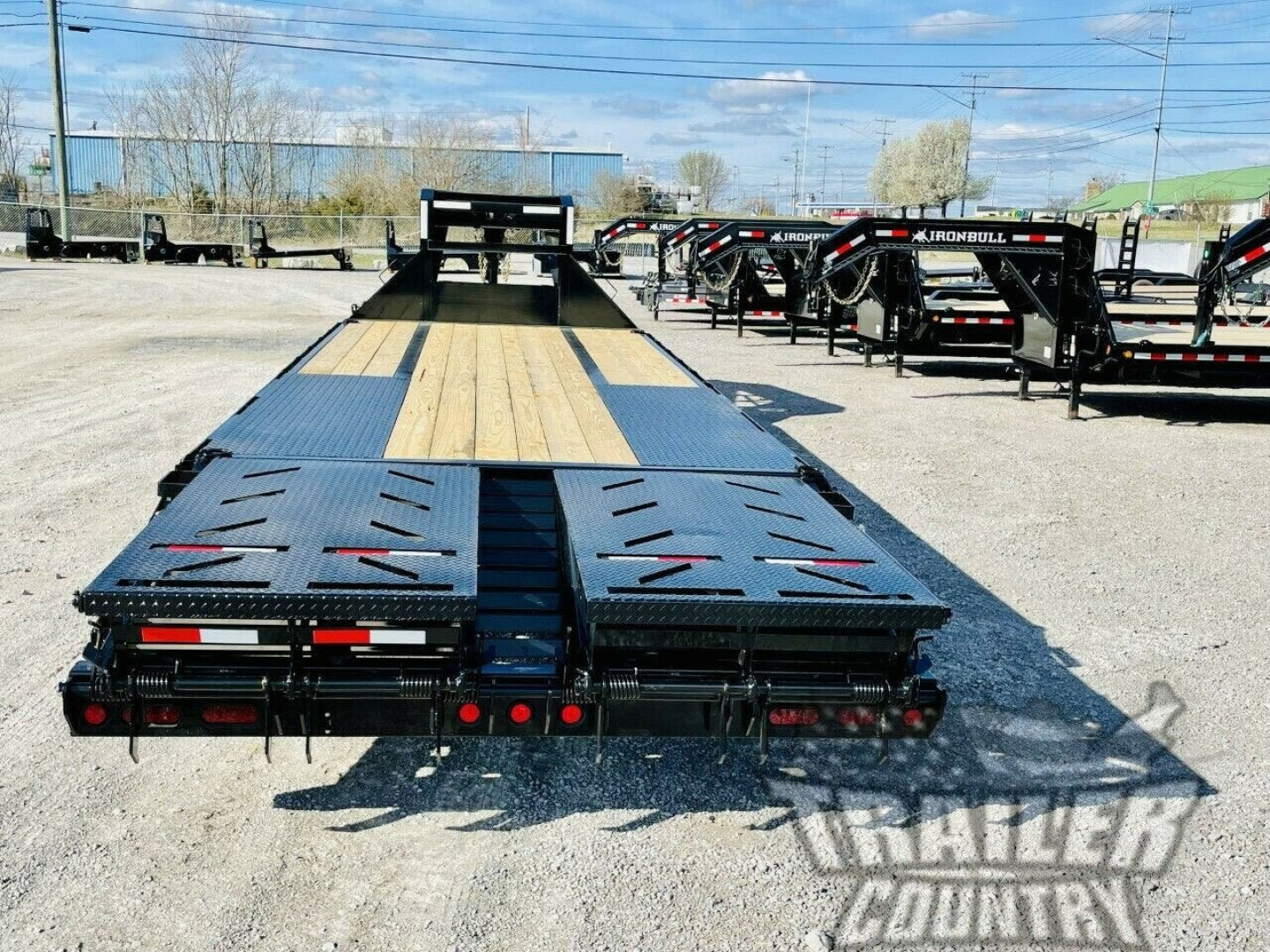 New 2027 New 8.5' x 25' (20'+5') Heavy Duty 10Ton Heavy Eq. Hauler Deckover Trailer w/ GN