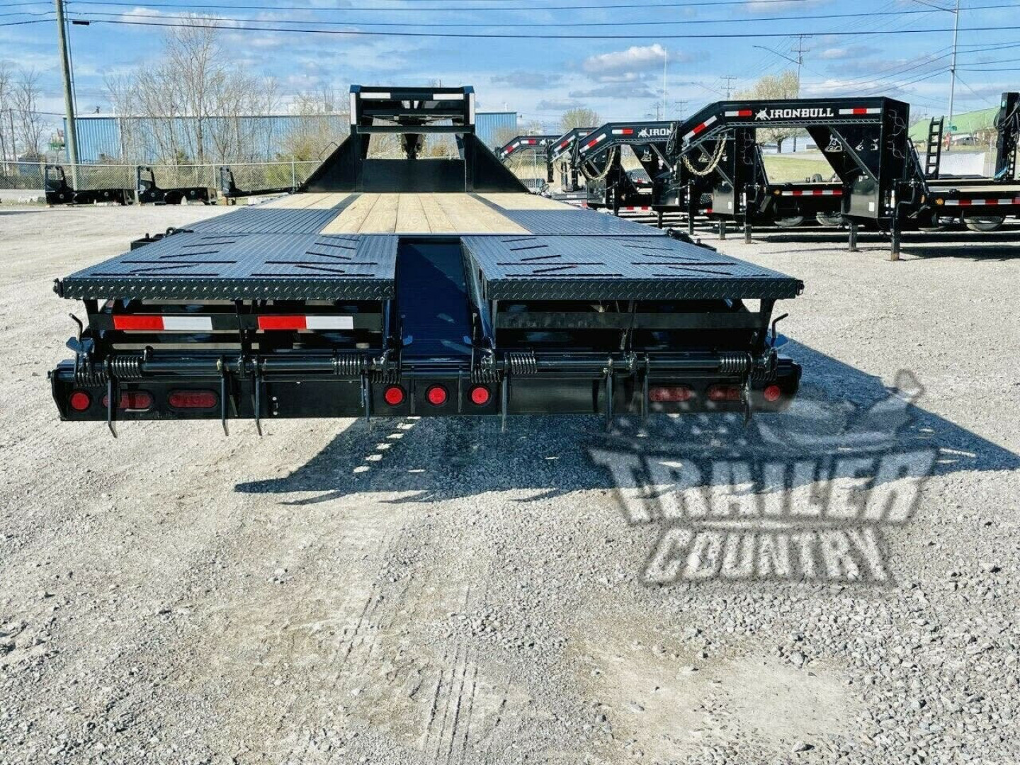 New 2027 New 8.5' x 25' (20'+5') Heavy Duty 10Ton Heavy Eq. Hauler Deckover Trailer w/ GN