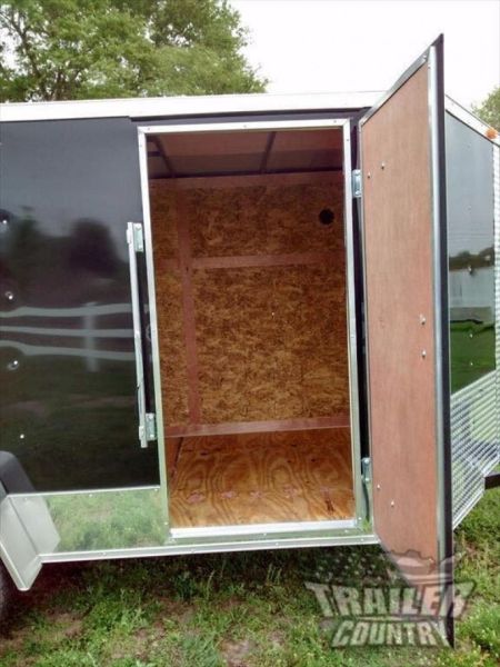 New 2026 New All American Series 6x12 Single Axle, V-Nosed Enclosed Trailer