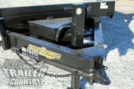 New 2026 NEW 102'' x 22' Heavy Duty Bumper Pull Wood Deck Power Up & Down Tilt Deck Trailer