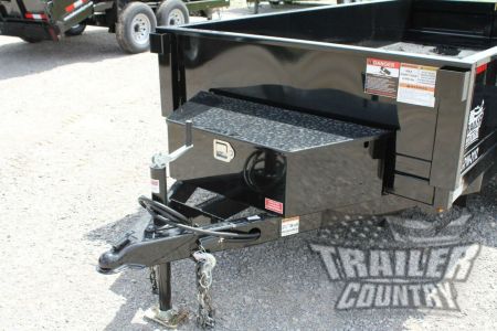 New Brand New 5' x 10' Bumper Pull Hydraulic Dump Trailer w/ Power Up & Down