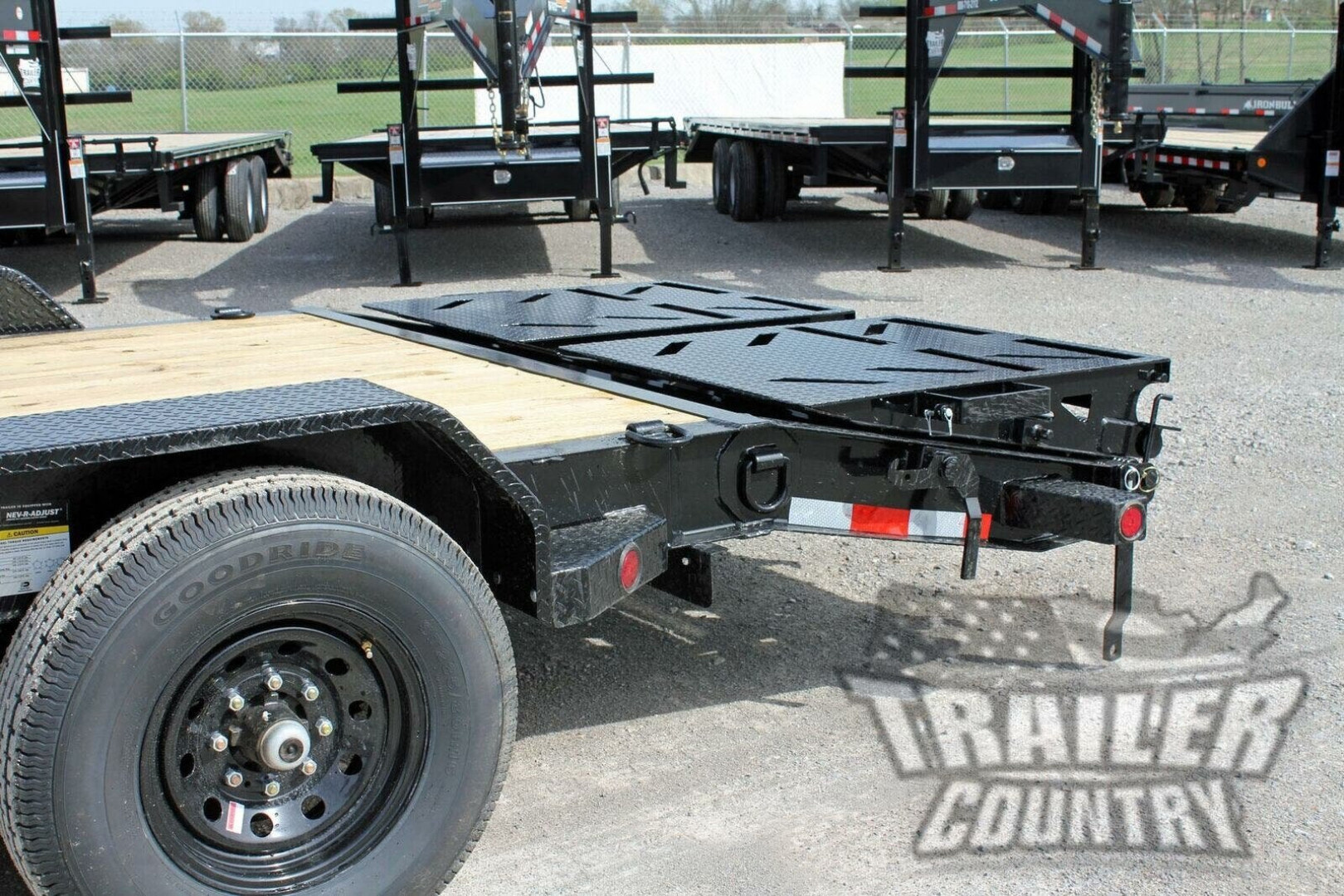 New 2026 NEW 7' x 22' (19' +3') Heavy Duty 14K Heavy Equipment Trailer w/ Rampage Ramps