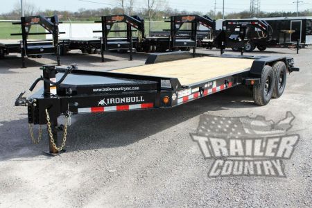 New 2026 NEW 7' x 22' (19' +3') Heavy Duty 14K Heavy Equipment Trailer w/ Rampage Ramps