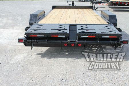 New 2026 NEW 7' x 22' (19' +3') Heavy Duty 14K Heavy Equipment Trailer w/ Rampage Ramps