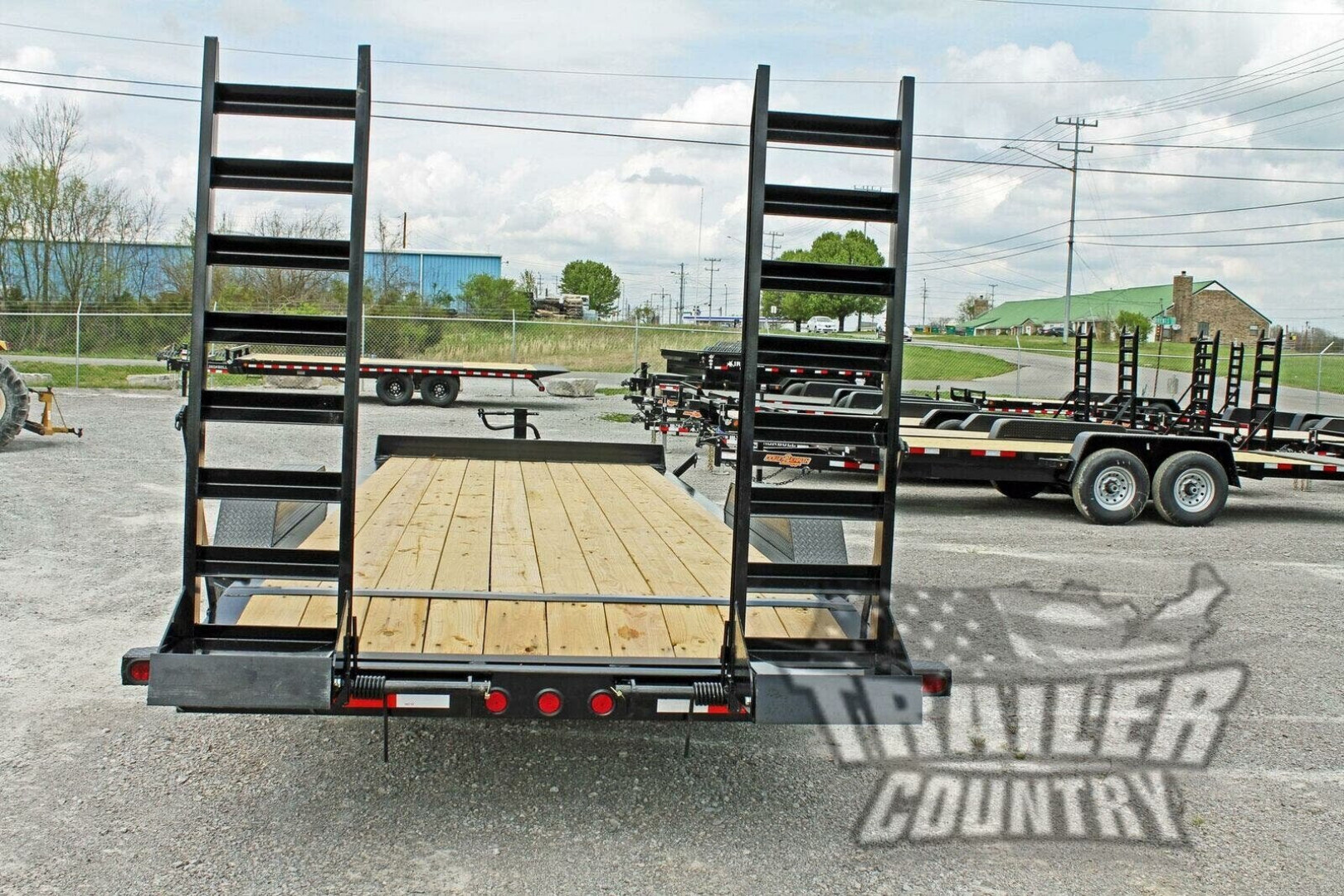 New 2026 New 7' x 22' Heavy Duty 14K Heavy Equipment Trailer w/ Spring Assisted Ramps, Heavy Duty 8" I-Beam Main Frame & Supersized Tool Box.