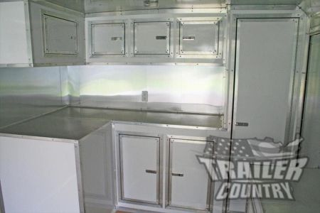 New 2026 NEW 8.5 x 30 Hybrid Trailer w/Open Deck Car/Toy Hauler & Pullout Ramps