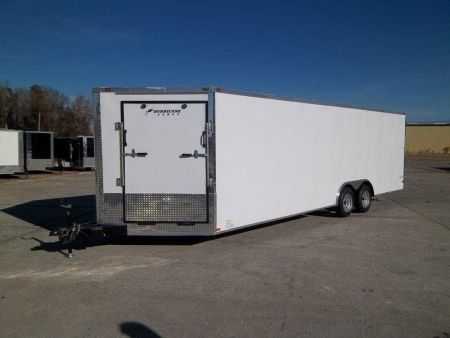 New 2026 NEW 8.5 x 24 Tandem Axle, Enclosed/Carhauler Trailer. (10,400 LB GVWR)