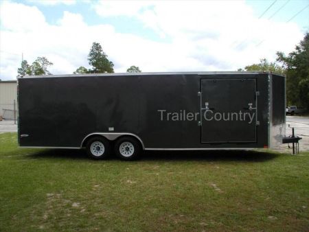 New 2026 New Model HEAVY DUTY Custom 8.5 x 24 Tandem Axle, Enclosed/Carhauler Trailer. (10,400 LB GVWR)