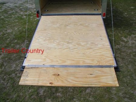 New 2026 NEW 6x12 Custom Enclosed Motorcycle Trailer with Slanted V-nose