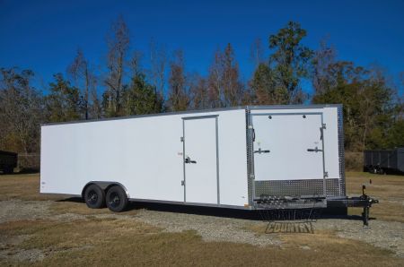 New 2026 NEW Freedom 8.5 x 24 Snowmobile Trlr w/ 48" Ramp in V-nose