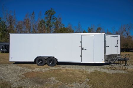 New 2026 NEW Freedom 8.5 x 24 Snowmobile Trlr w/ 48" Ramp in V-nose