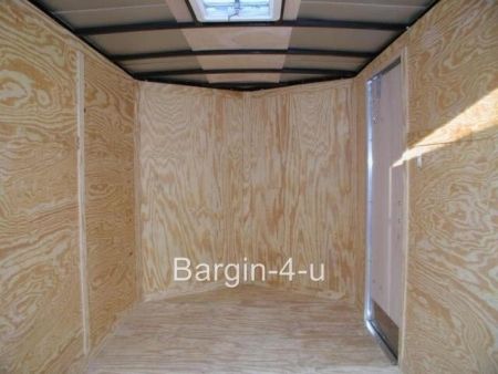 New 2026 NEW 6 X 12 Single Axle Motorcycle Trlr with Mag Wheels, D-Rings