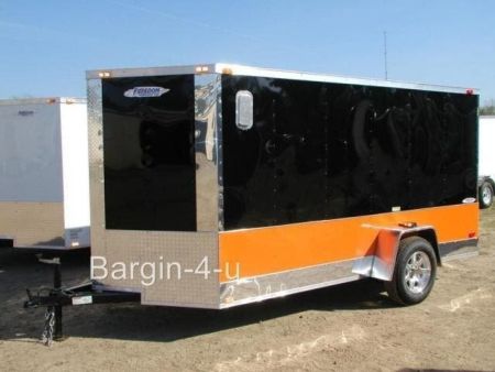 New 2026 NEW 6 X 12 Single Axle Motorcycle Trlr with Mag Wheels, D-Rings