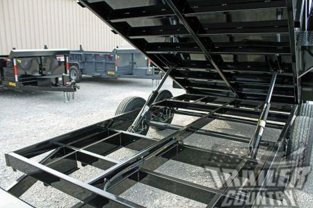 New Brand New 7' x 14' Bumper Pull Hydraulic Dump Trailer w/ 24" High Sides