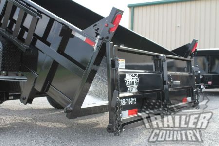 New Brand New 7' x 14' Bumper Pull Hydraulic Dump Trailer w/ 24" High Sides