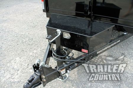 New Brand New 7' x 14' Bumper Pull Hydraulic Dump Trailer w/ 24" High Sides