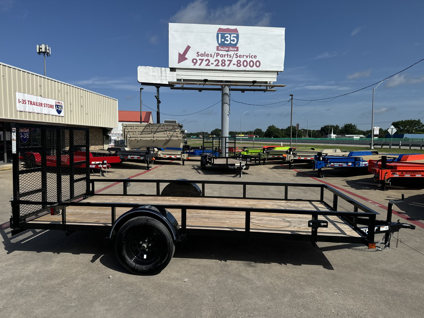 New 2025 Top Hat Trailers 14x77" DSA Utility Trailer
