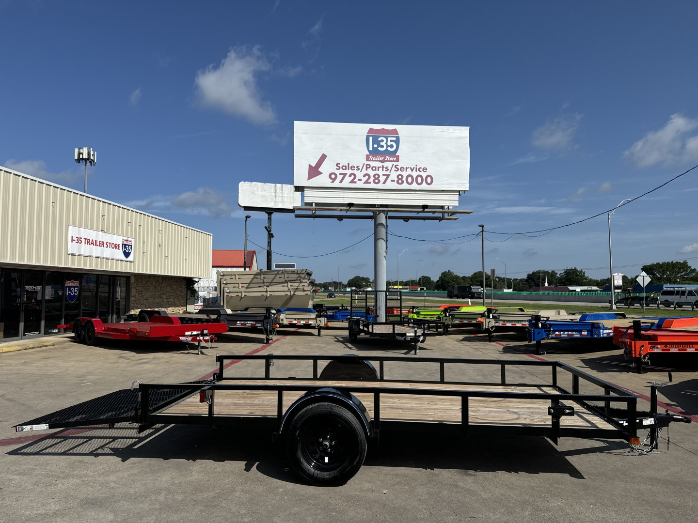 New 2025 Top Hat Trailers 14x77" DSA Utility Trailer