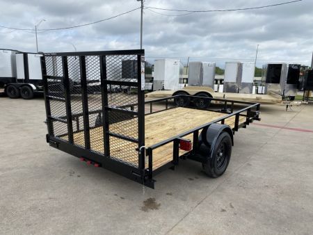 New 2025 Top Hat Trailers 12x77" DSA  Utility Trailer