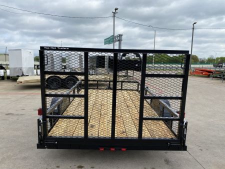 New 2025 Top Hat Trailers 12x77" DSA  Utility Trailer