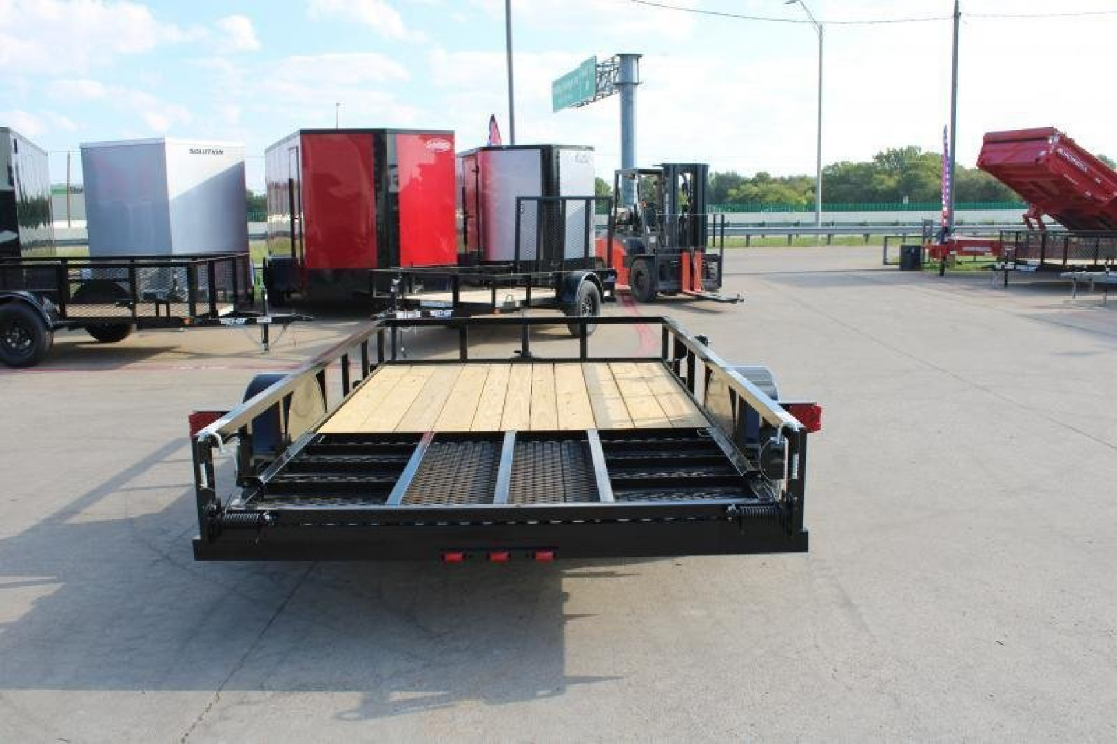 New 2025 Top Hat Trailers 12x77" DSA  Utility Trailer