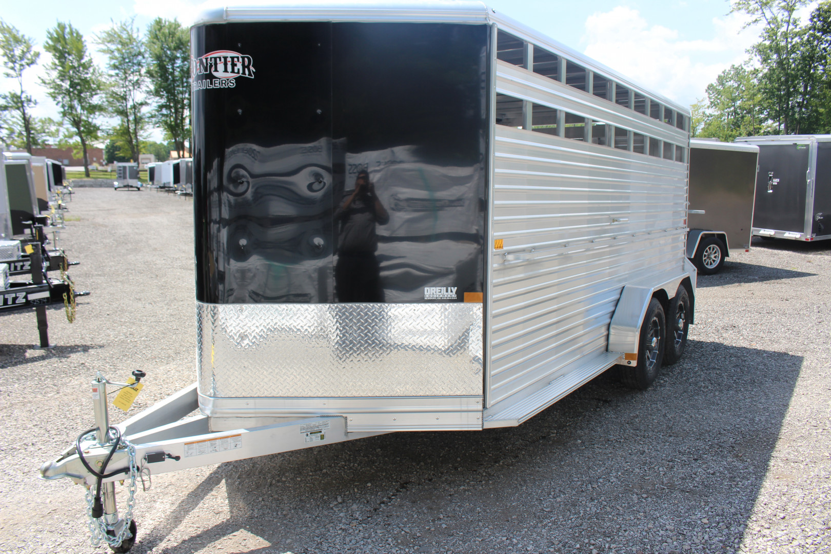 New 2025 Frontier Trailers 7' x 16' Livestock Trailer - 7000# GVW