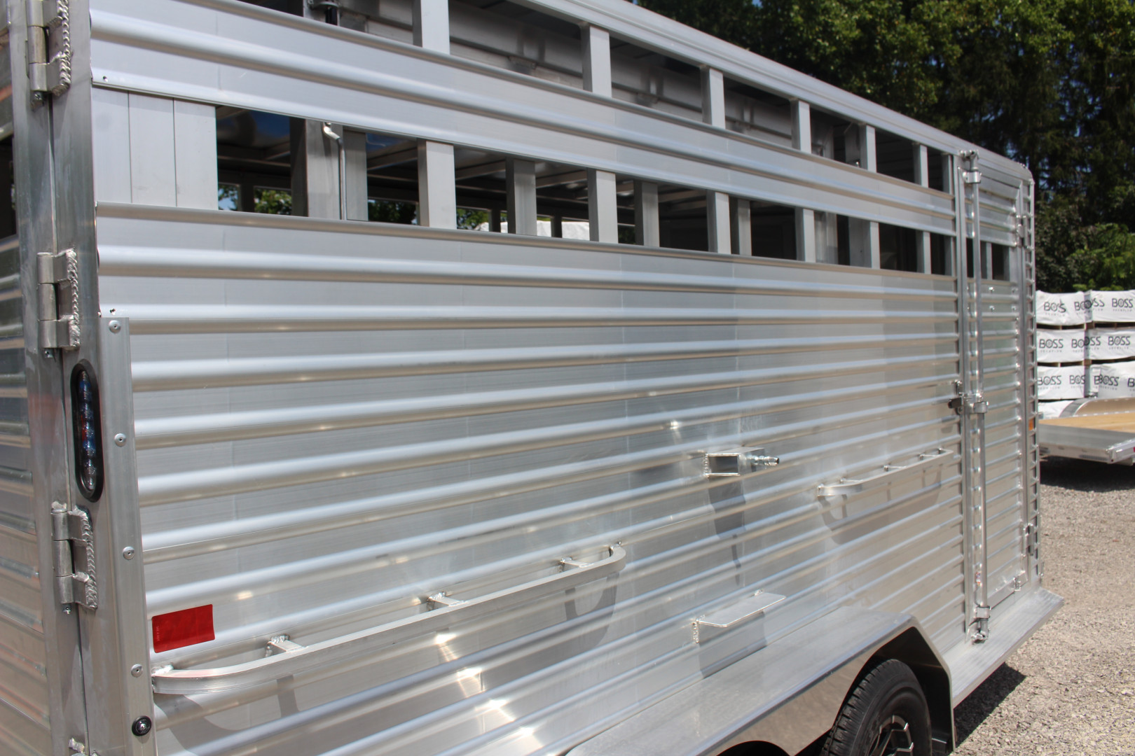 New 2025 Frontier Trailers 7' x 16' Livestock Trailer - 7000# GVW