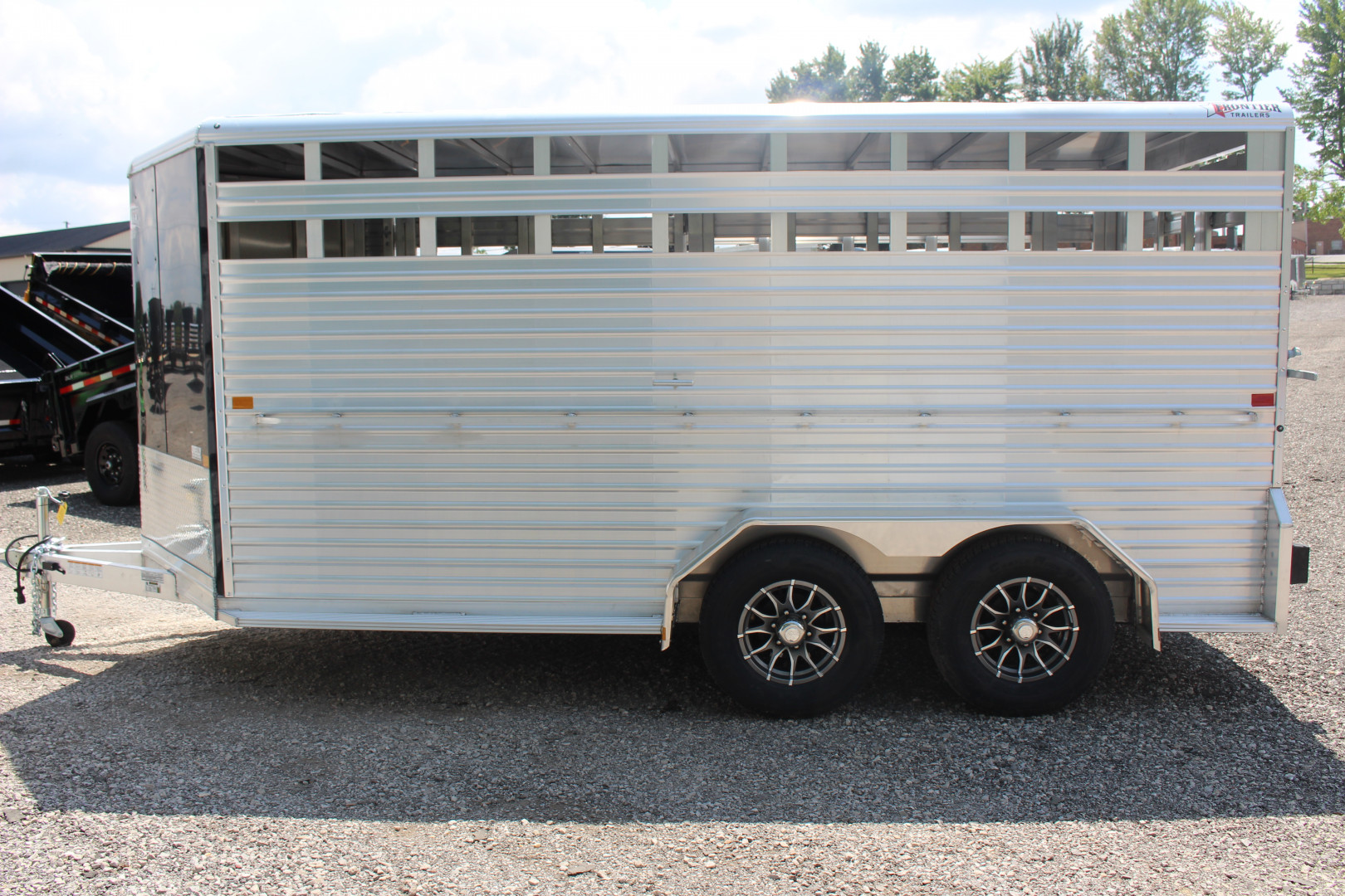 New 2025 Frontier Trailers 7' x 16' Livestock Trailer - 7000# GVW