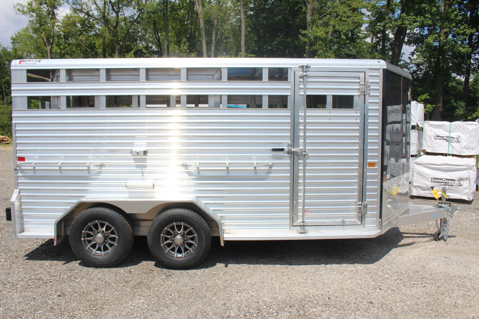 New 2025 Frontier Trailers 7' x 16' Livestock Trailer - 7000# GVW