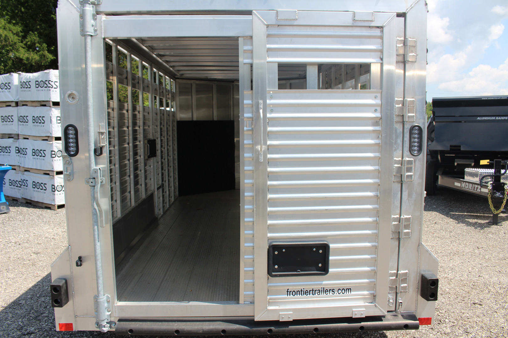 New 2025 Frontier Trailers 7' x 16' Livestock Trailer - 7000# GVW
