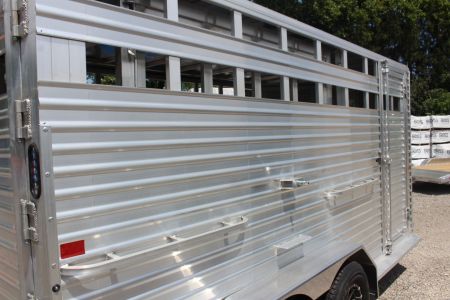 New 2025 Frontier Trailers 7' x 16' Livestock Trailer - 7000# GVW