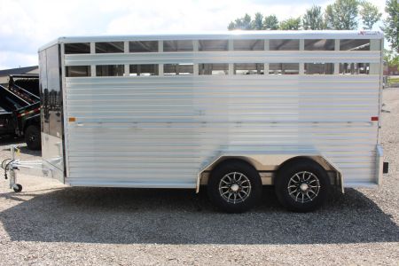 New 2025 Frontier Trailers 7' x 16' Livestock Trailer - 7000# GVW