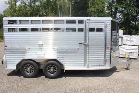 New 2025 Frontier Trailers 7' x 16' Livestock Trailer - 7000# GVW